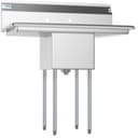 38 in. One Compartment Stainless Steel Commercial Sink with Drainboards, Bowl Size 14"x 16"x 11 view 7