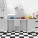 45 in. One compartment Stainless Steel Commercial Sink with Drainboards and Faucet, Bowl Size 15"x 15"x 12 view 12