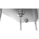 43 in. Two Compartment Stainless Steel Commercial Sink with Drainboard, Bowl Size 14"x 16"x 11 view 6