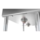 36 in. Two Compartment Stainless Steel Commercial Sink, Bowl Size 15"x 15"x 12 view 8