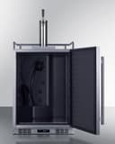 24" Wide Built-In Outdoor Beer Kegerator view 4