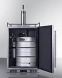 24" Wide Built-In Outdoor Beer Kegerator view 7