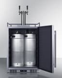 24" Wide Built-In Outdoor Beer Kegerator view 3