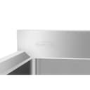 48 in. Three-Compartment Commercial Under-Bar Sink with 3 in. Backsplash, Right Drainboard and Low Lead Faucet, NSF Certified in Stainless Steel view 11