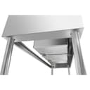 60 in. Three-Compartment Commercial Bar-Sink with 3 in. Backsplash, Dual Drainboards with Low Lead Faucet, NSF Certified in Stainless-Steel view 9