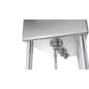 45 in. Three Compartment Stainless Steel Commercial Sink with Drainboard, Bowl Size 10"x 14"x 10 view 8