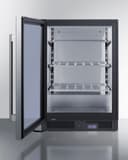 24" Wide Commercial Display Freezer view 3