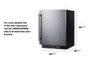 24" Wide Built-In All-Freezer view 10