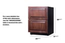 24" Wide 2-Drawer All-Refrigerator (Panel Not Included) view 11