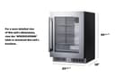 24" Wide Built-In Beverage Center view 10