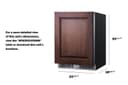24" Wide Built-In All-Refrigerator (Panel Not Included) view 8