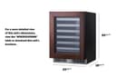 24" Wide Built-In Wine Cellar (Panel Not Included) view 10