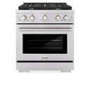 30 In. 4.2 Cu. Ft. Paramount Dual Fuel Range With 4 Burner Gas Cooktop And Electric Convection Oven In Stainless Steel view 8