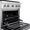 30 In. 4.2 Cu. Ft. Paramount Dual Fuel Range With 4 Burner Gas Cooktop And Electric Convection Oven In Stainless Steel view 13