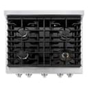 30 In. 4.2 Cu. Ft. Paramount Dual Fuel Range With 4 Burner Gas Cooktop And Electric Convection Oven In Stainless Steel view 6