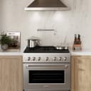 36 in. 5.2 cu. ft. Paramount Dual Fuel Range with 6 Burner Gas Cooktop and Electric Convection Oven view 6