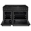 48 in. 6.7 cu. ft. Paramount Double Oven Dual Fuel Range with 8 Burner Gas Cooktop view 4