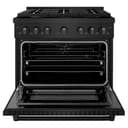 36 in. 5.2 cu. ft. Paramount Dual Fuel Range with Gas Cooktop and Electric Convection Oven view 3
