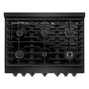 36 in. 5.2 cu. ft. Paramount Dual Fuel Range with Gas Cooktop and Electric Convection Oven view 4