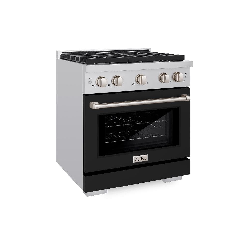 30 in. 4.2 cu. ft. Paramount Dual Fuel Range with 4 Burner Gas Cooktop and Electric Convection Oven