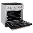 30 in. 4.2 cu. ft. Paramount Dual Fuel Range with 4 Burner Gas Cooktop and Electric Convection Oven view 4