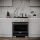 30 in. 4.2 cu. ft. Paramount Dual Fuel Range with 4 Burner Gas Cooktop and Electric Convection Oven view 12