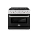 36 in. 5.2 cu. ft. Paramount Dual Fuel Range with 6 Burner Gas Cooktop and Electric Convection Oven view 7