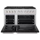 48 in. 6.7 cu. ft. Paramount Double Oven Dual Fuel Range with 8 Burner Gas Cooktop view 7