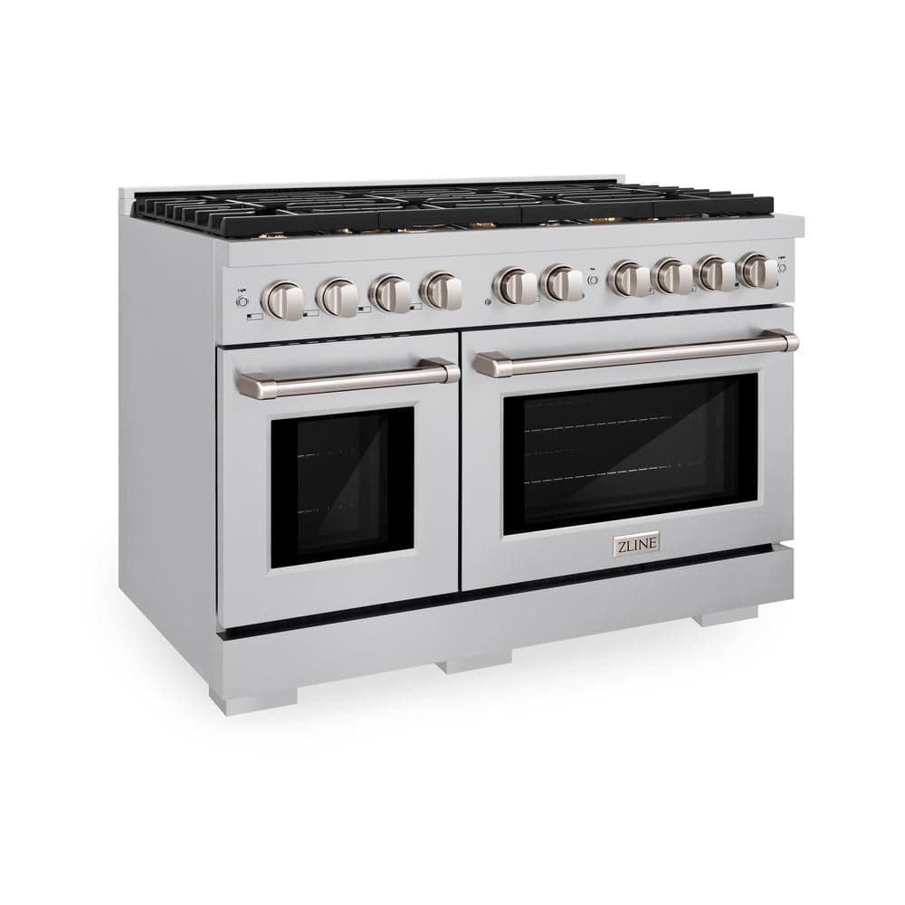 48 in. 6.7 cu. ft. Paramount Double Oven Dual Fuel Range