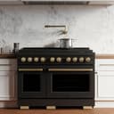 Autograph Edition 48 in. 6.7 cu. ft. Paramount Double Oven Dual Fuel Range with 8 Burner Gas Cooktop view 2