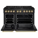 Autograph Edition 48 in. 6.7 cu. ft. Paramount Double Oven Dual Fuel Range with 8 Burner Gas Cooktop view 4