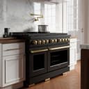 Autograph Edition 48 in. 6.7 cu. ft. Paramount Double Oven Dual Fuel Range with 8 Burner Gas Cooktop view 9