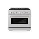 36 in. 5.2 cu. ft. Paramount Dual Fuel Range with 6 Burner Gas Cooktop and Electric Convection Oven view 20