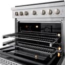 36 in. 5.2 cu. ft. Paramount Dual Fuel Range with 6 Burner Gas Cooktop and Electric Convection Oven view 8
