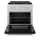30 in. 4.2 cu. ft. Paramount Dual Fuel Range with 4 Burner Gas Cooktop and Electric Convection Oven view 4
