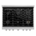 36 in. 5.2 cu. ft. Paramount Dual Fuel Range with 6 Burner Gas Cooktop and Electric Convection Oven view 9