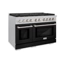 48 in. 6.7 cu. ft. Paramount Double Oven Dual Fuel Range with 8 Burner Gas Cooktop view 1