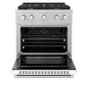 30 in. 4.2 cu. ft. Paramount Dual Fuel Range with 4 Burner Gas Cooktop view 3