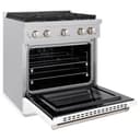 30 in. 4.2 cu. ft. Paramount Dual Fuel Range with 4 Burner Gas Cooktop view 6