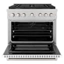 36 in. 5.2 cu. ft. Paramount Dual Fuel Range with 6 Burner Gas Cooktop view 3