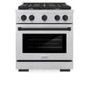 Paramount 30-Inches Standard 4 burners Convection Oven Freestanding Dual Fuel Range view 4