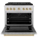 Autograph Edition 36 in. 5.2 cu. ft. Paramount Dual Fuel Range with 6 Burner Gas Cooktop view 3