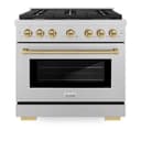 Autograph Edition 36 in. 5.2 cu. ft. Paramount Dual Fuel Range with 6 Burner Gas Cooktop view 4