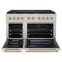 Autograph Edition 48 in. 6.7 cu. ft. Paramount Double Oven Dual Fuel Range with 8 Burner Gas Cooktop view 3