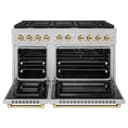Autograph Edition 48 in. 6.7 cu. ft. Paramount Double Oven Dual Fuel Range with 8 Burner Gas Cooktop view 3