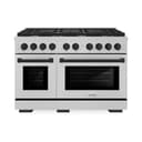 Autograph Edition 48 in. 6.7 cu. ft. Paramount Double Oven Dual Fuel Range with 8 Burner Gas Cooktop view 2
