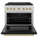 Autograph Edition 36 in. 5.2 cu. ft. Paramount Dual Fuel Range with 6 Burner Gas Cooktop and Electric Convection Oven view 3