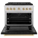 Autograph Edition 36 in. 5.2 cu. ft. Paramount Dual Fuel Range with 6 Burner Gas Cooktop and Electric Convection Oven view 3