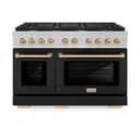 Autograph Edition 48 in. 6.7 cu. ft. Paramount Double Oven Dual Fuel Range with 8 Burner Gas Cooktop view 3