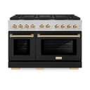 Autograph Edition 48 in. 6.7 cu. ft. Paramount Double Oven Dual Fuel Range with 8 Burner Gas Cooktop view 3